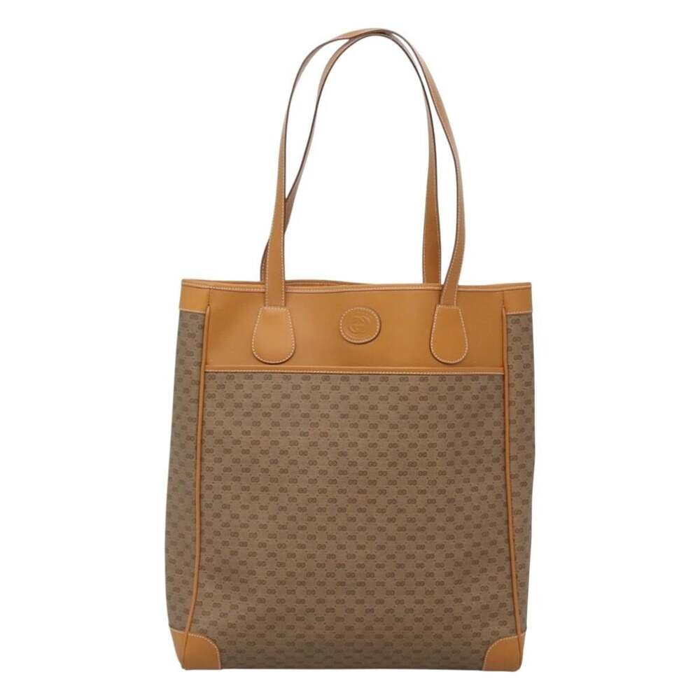 Gucci Micro GG Supreme Tote Bag Beige